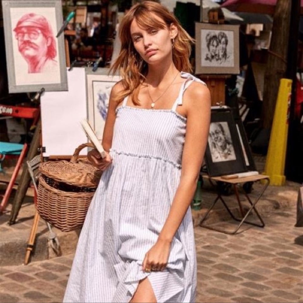 Sezane Juliette Dress in Stripe